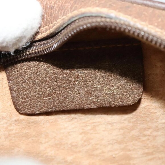 GUCCI GG Supreme Web Sherry Line Shoulder Bag PVC Beige  Auth - Picture 10 of 16